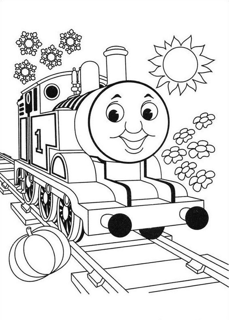 thomas the train coloring pages online 1
