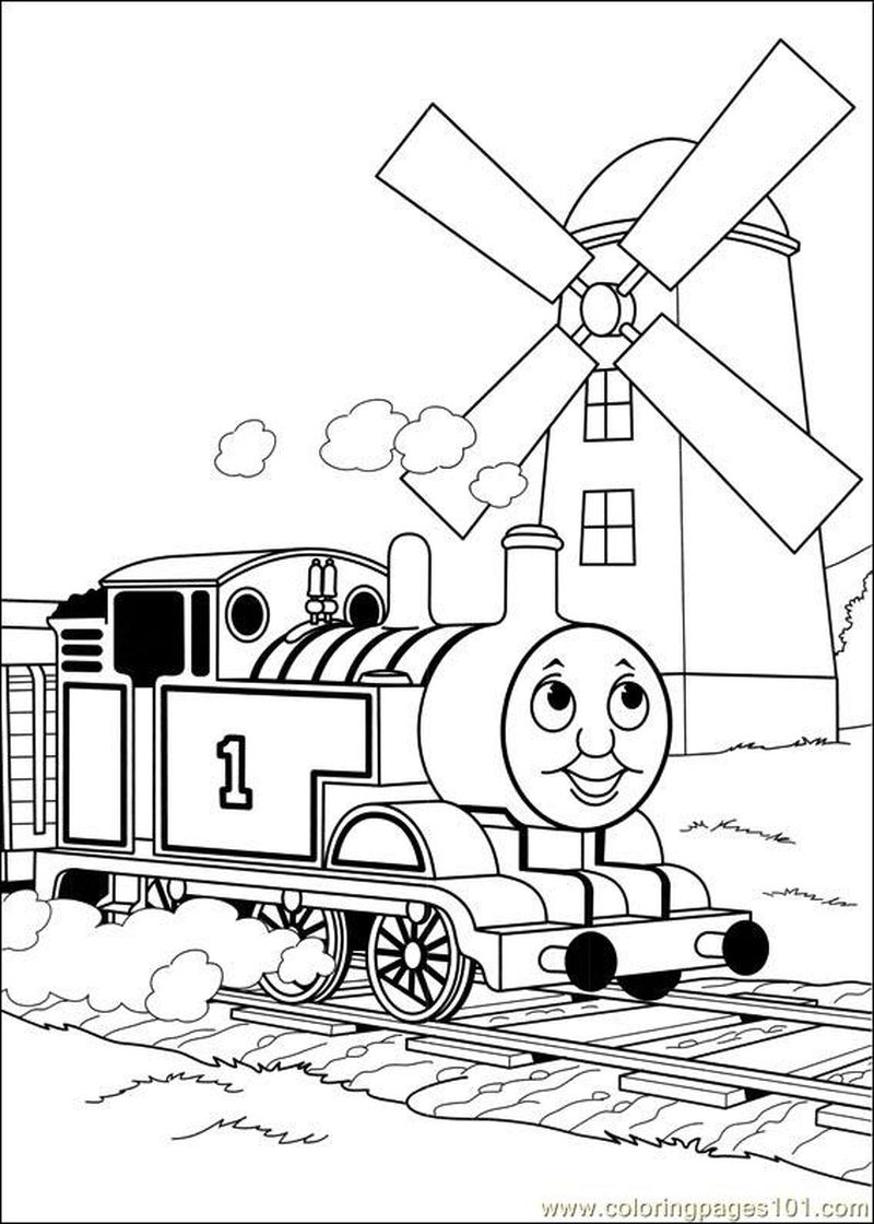 thomas the train coloring pages to print for free