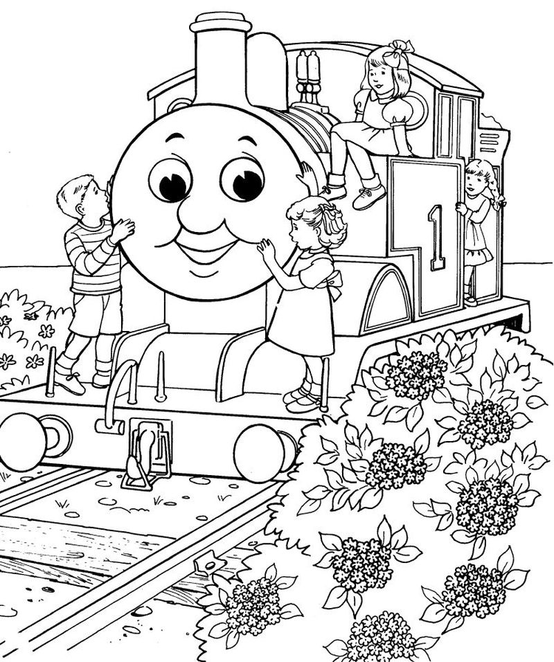 thomas the train coloring pages to print out