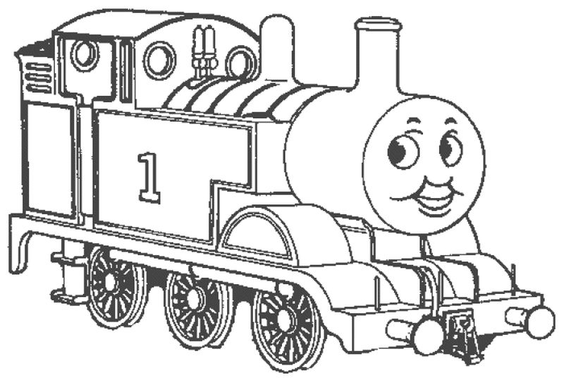 thomas the train free coloring pages