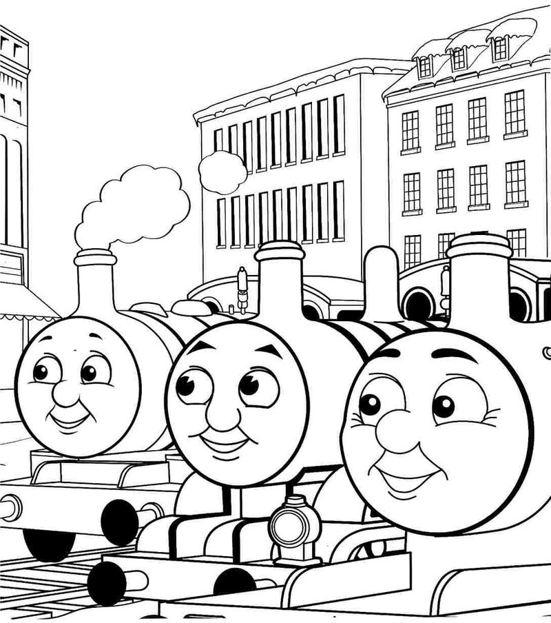 thomas the train tank engine coloring pages