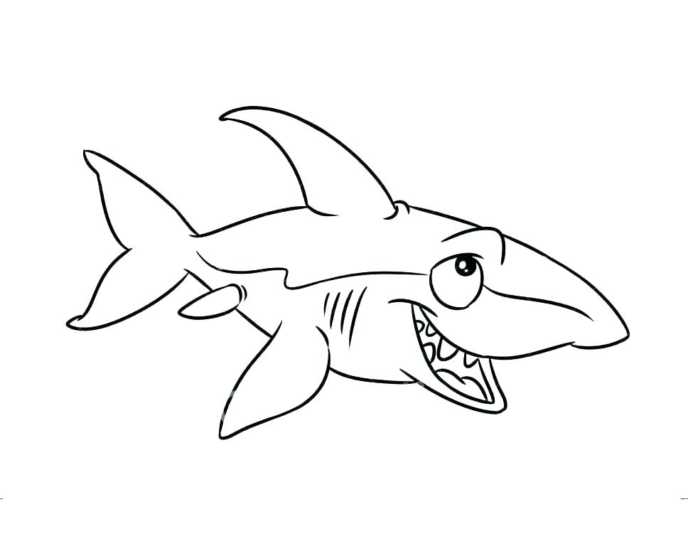 tiger shark coloring pages