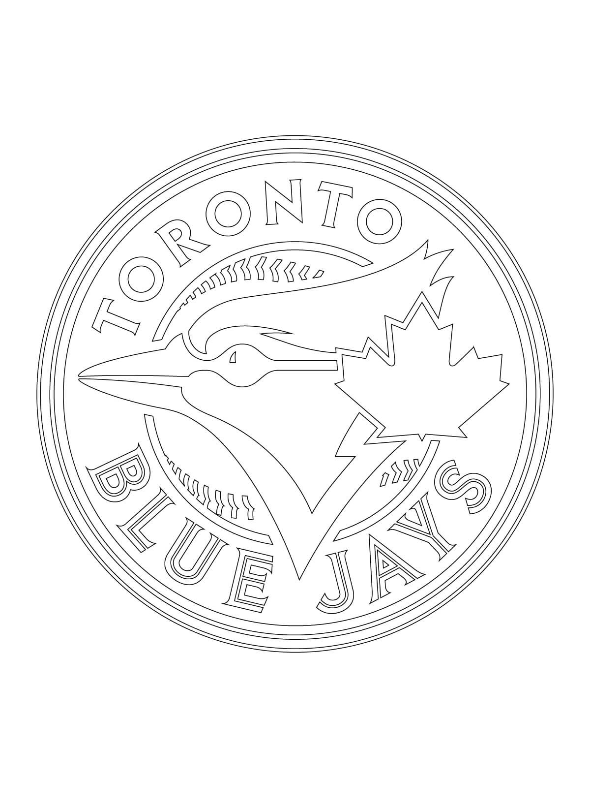 toronto blue jays coloring pages