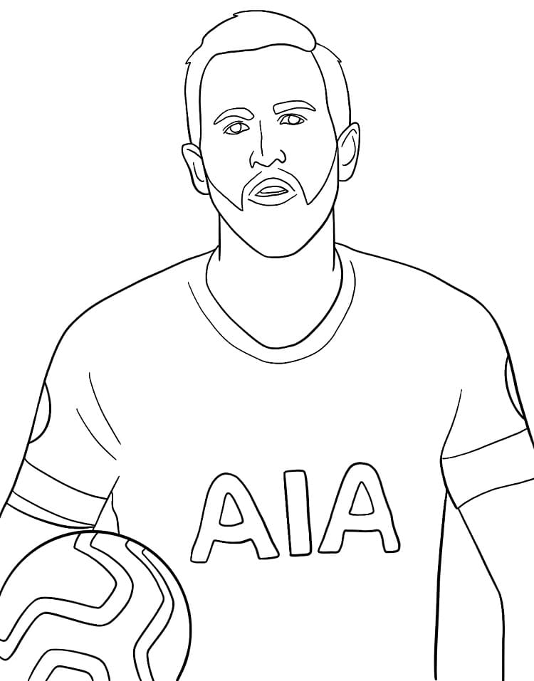 tottenham hotspur player coloring pages
