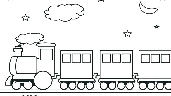 train coloring pages for preschoolers