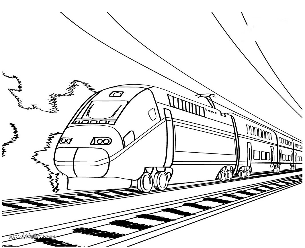 train coloring pages free printable