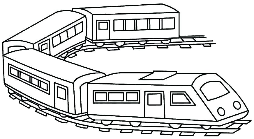 train coloring pages printable free