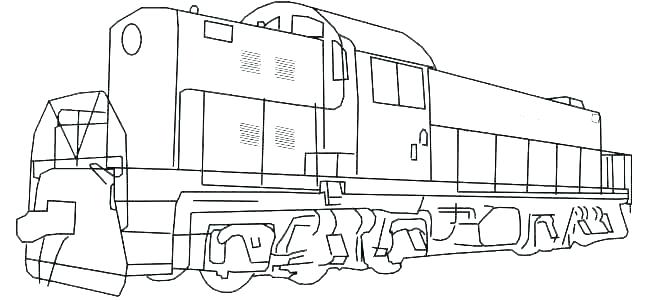 train track coloring pages