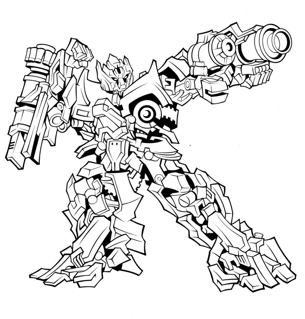 transformers coloring pages free