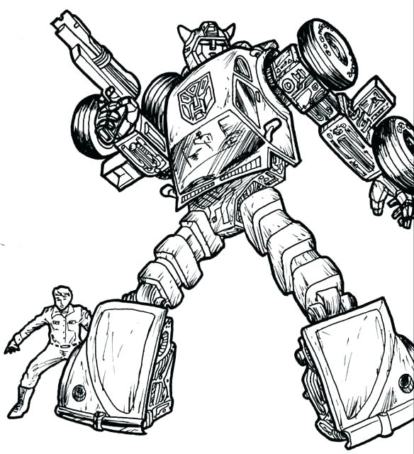 transformers free coloring pages