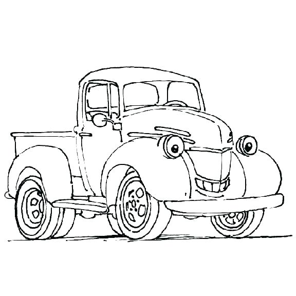 truck coloring pages for kids