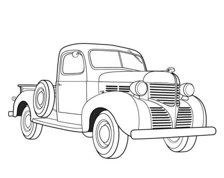 truck coloring pages free
