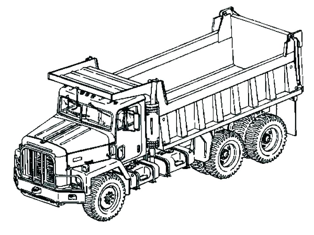 truck coloring pages printable