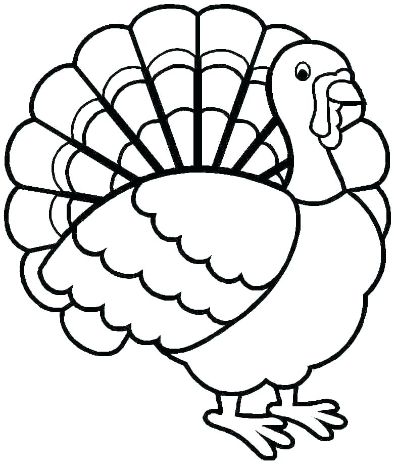 turkey coloring pages for preschoolers