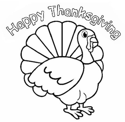 turkey coloring pages free