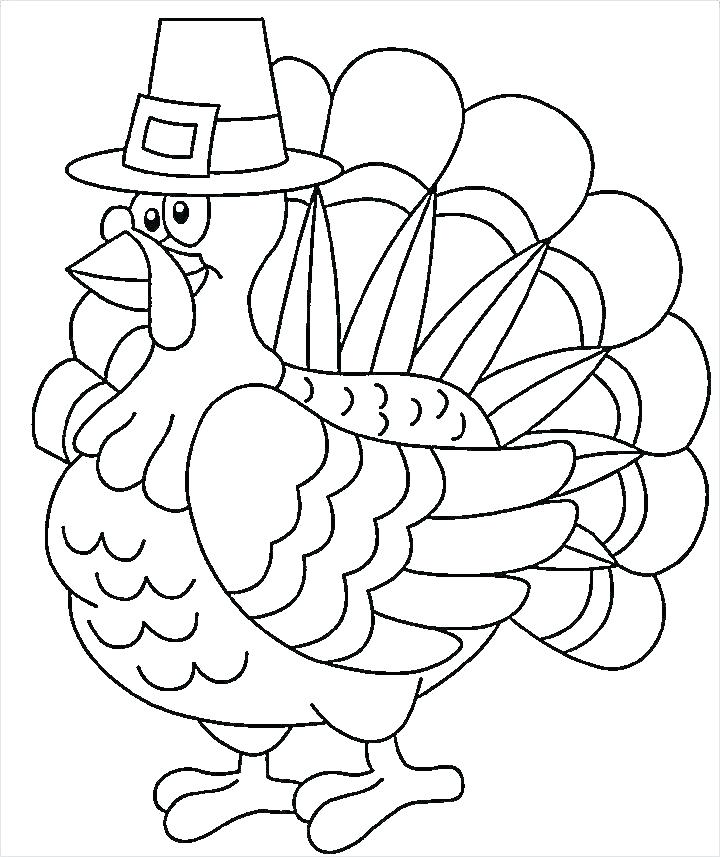 turkey coloring pages preschool
