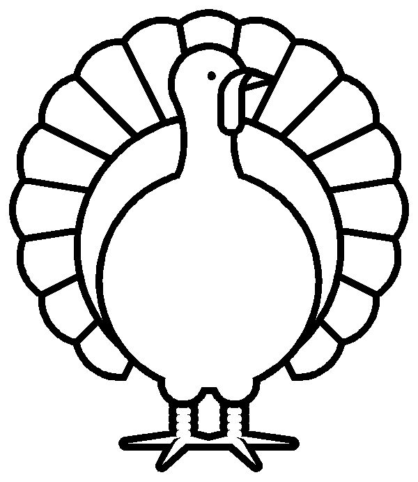 turkey head coloring pages