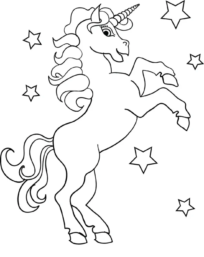 Printable Unicorn Coloring Pages Ideas For Kids