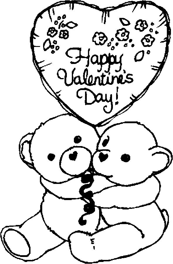 valentine coloring pages for children