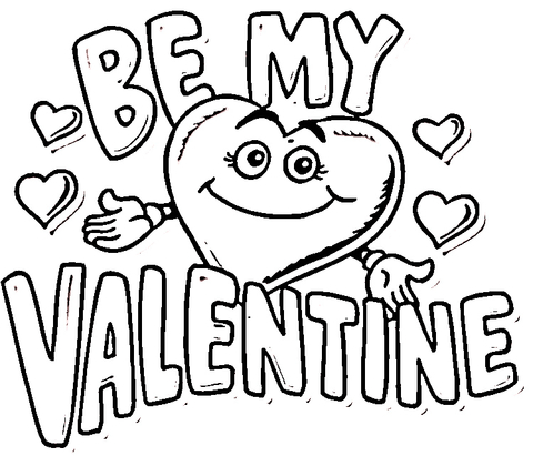 valentine coloring pages free printable