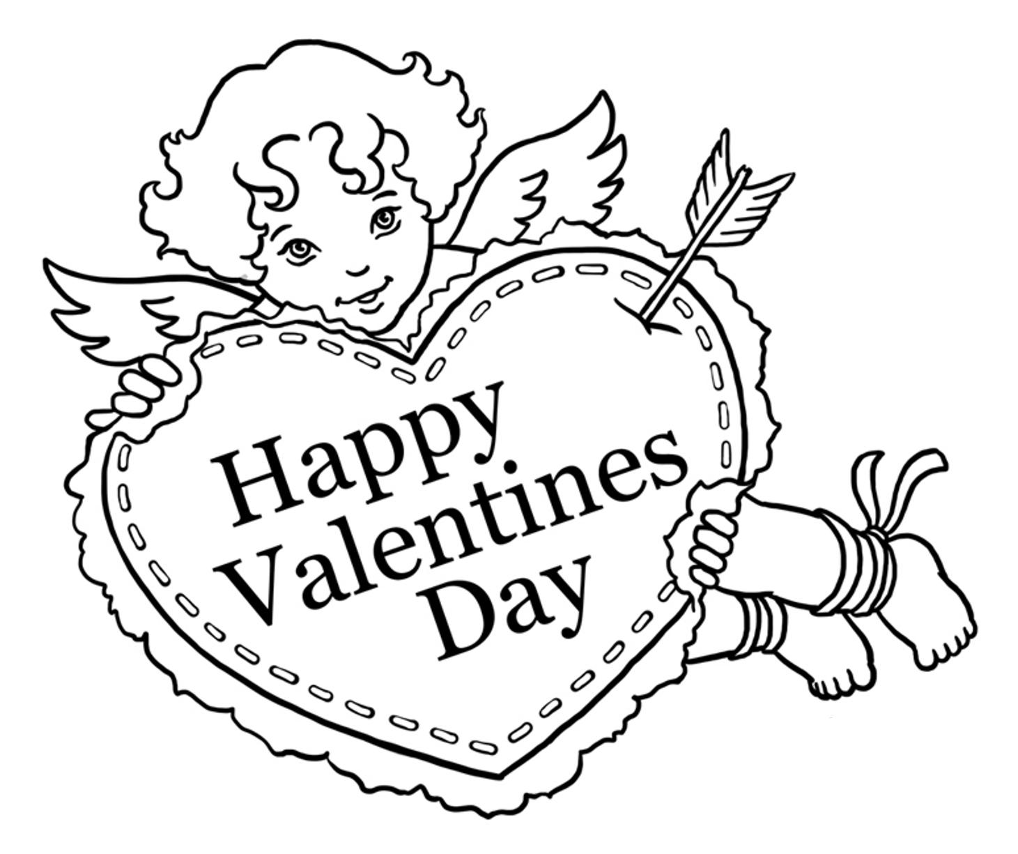 valentine coloring pages to print for free