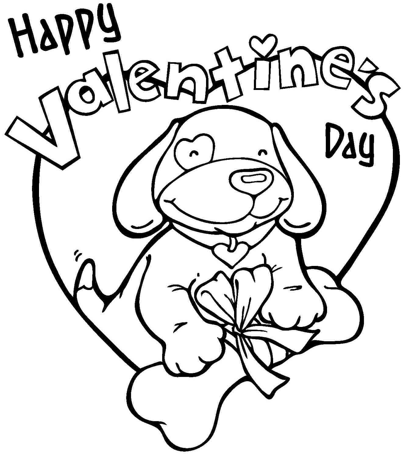 valentine coloring pages to print