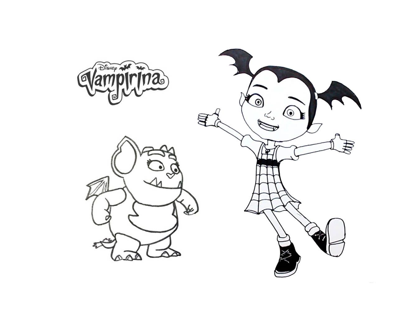 coloring pages vampirina