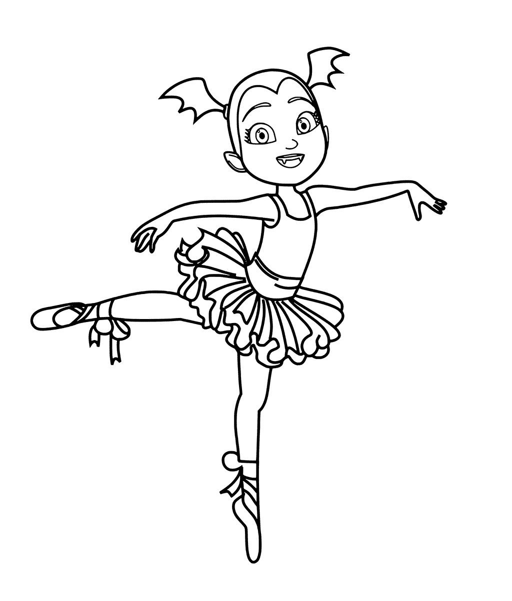 disney vampirina coloring pages