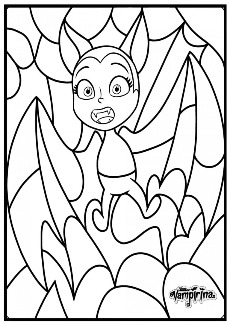 Vampirina Coloring Pages Pdf Free Coloringfolder Com