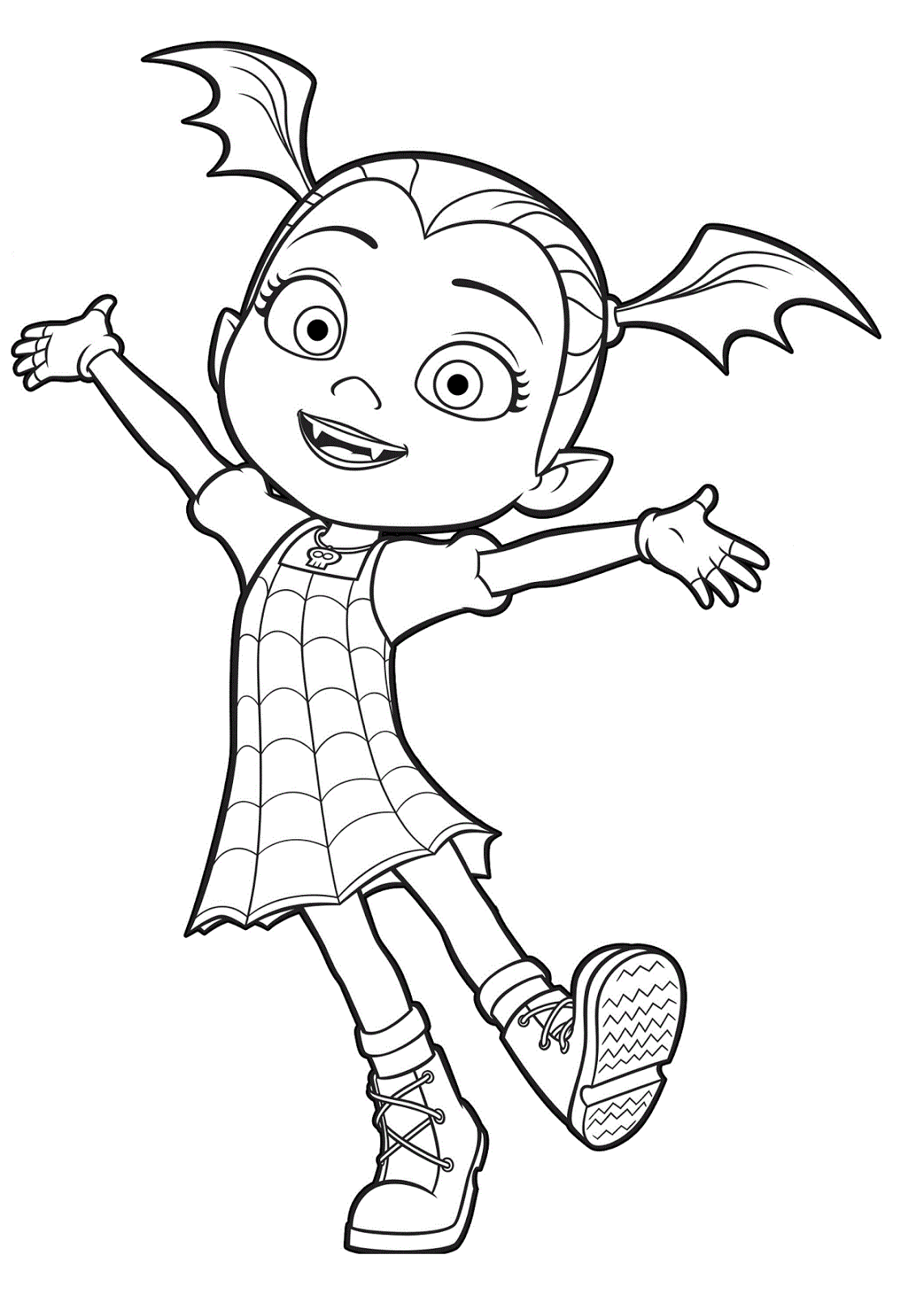 vampirina and friends coloring pages