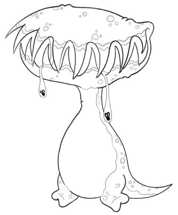 Free Venus Flytrap Coloring Pages Printable Pdf Coloringfolder Com