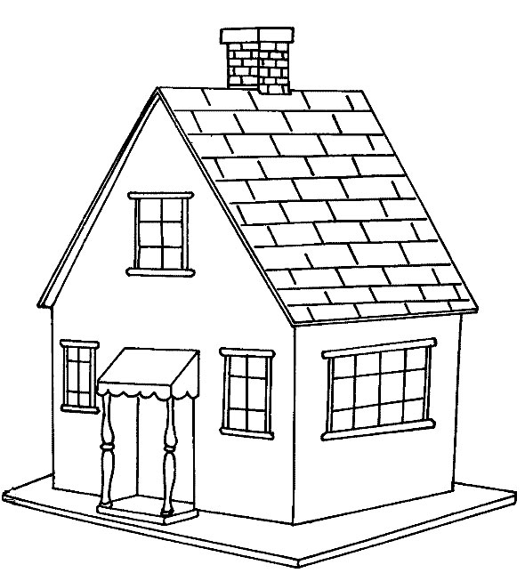 victorian house coloring pages