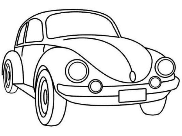 vw bug coloring pages