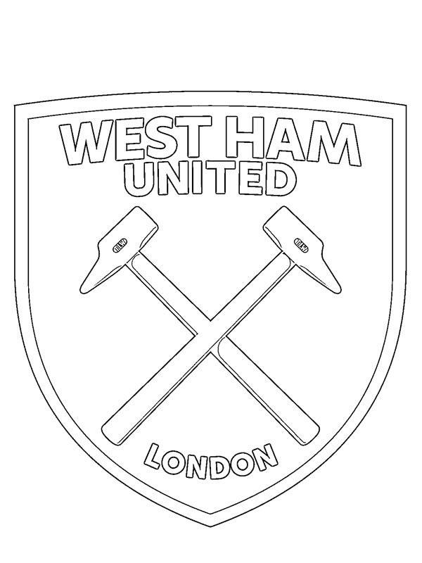 west ham united coloring pages