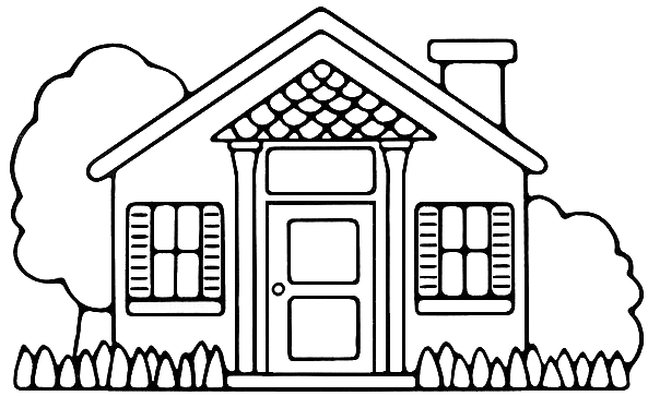 white house coloring pages printable