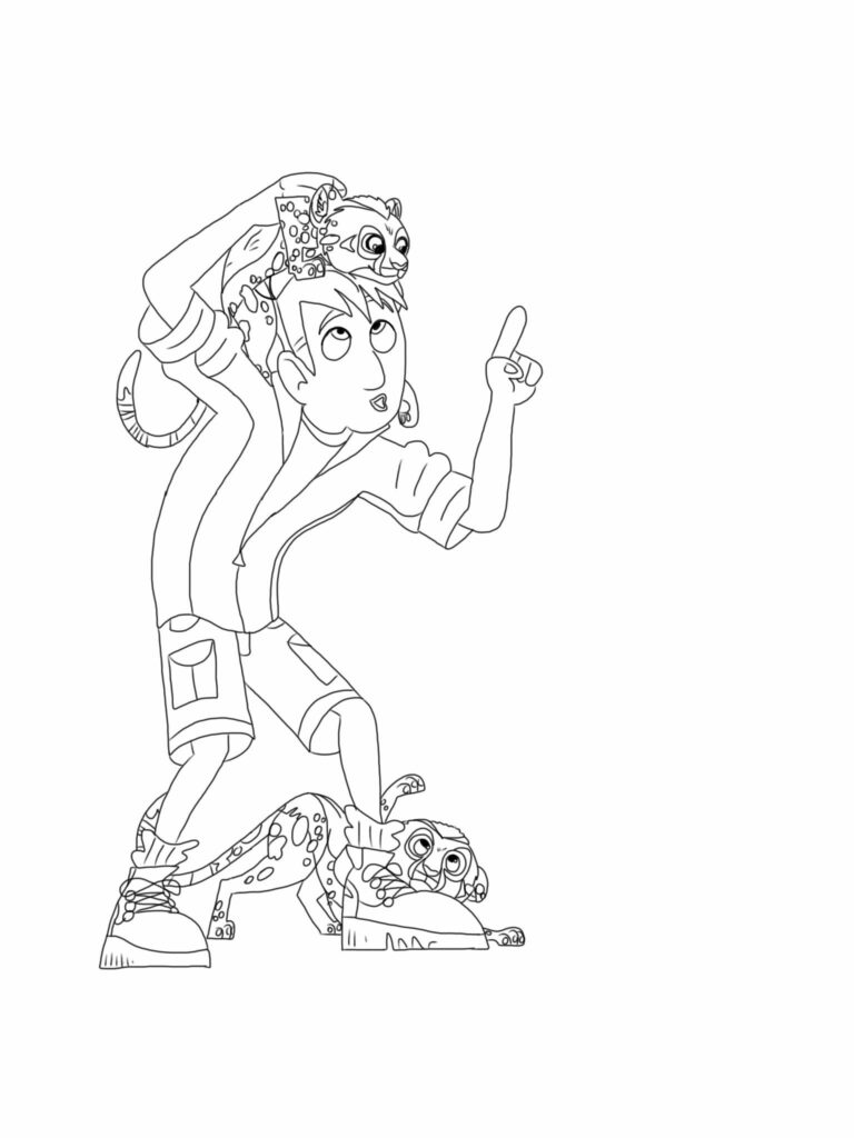 Wild Kratts Coloring Pages Pdf Free - Coloringfolder.com