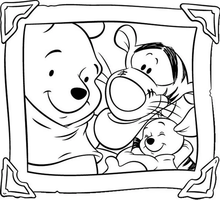 winnie the pooh coloring pages online free