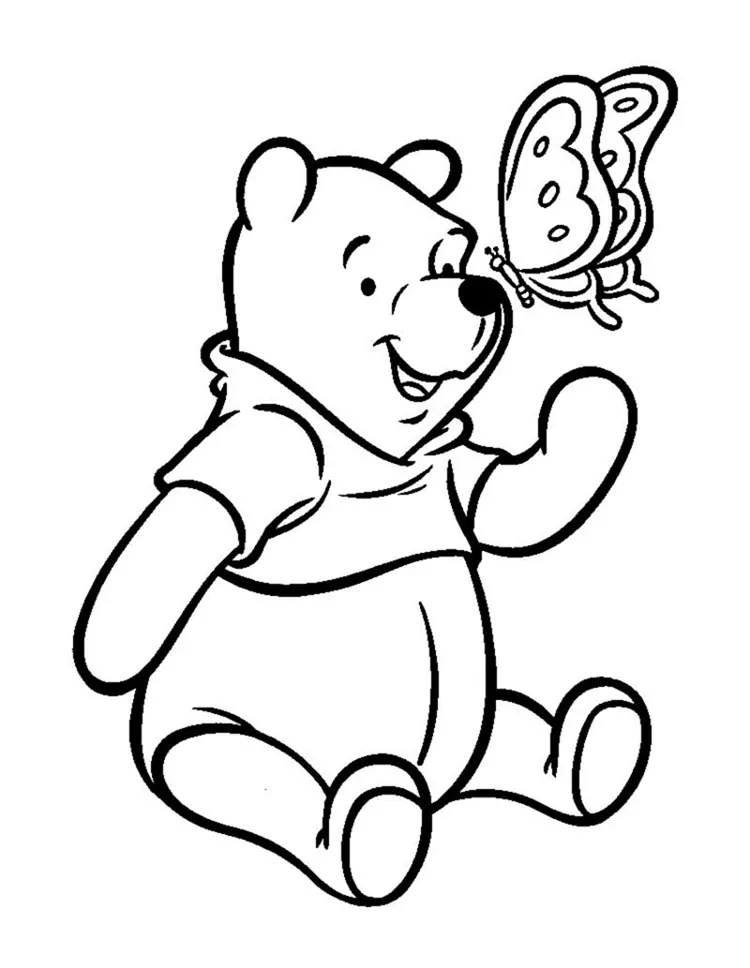 free winnie the pooh coloring pages