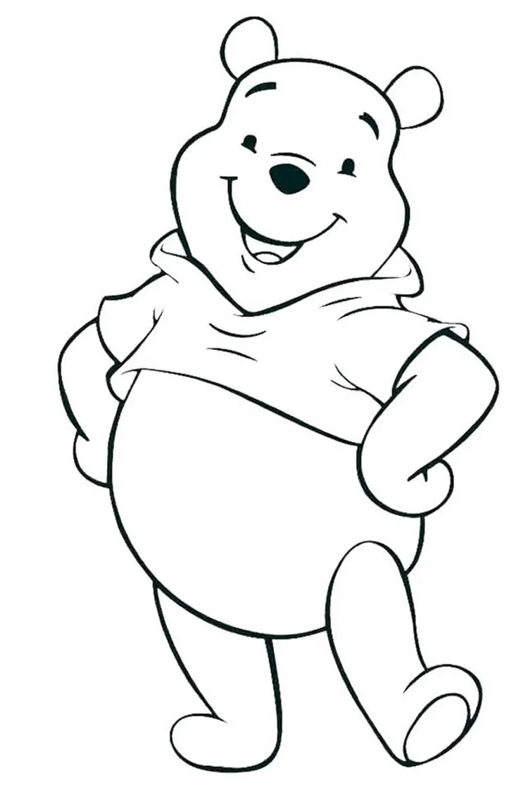winnie the pooh coloring pages for toddlers