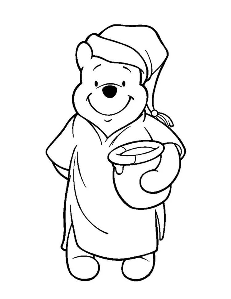 winnie the pooh coloring sheet