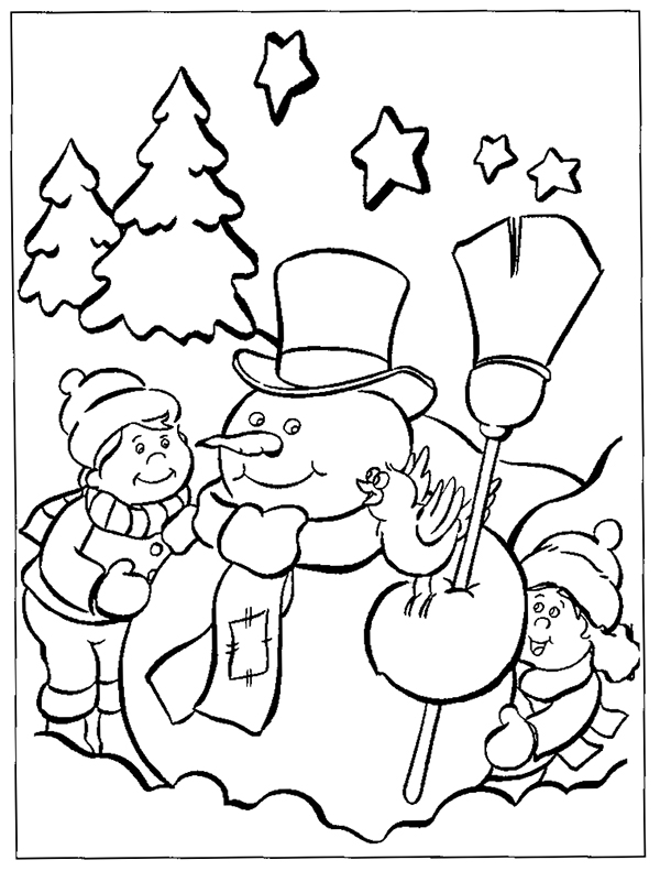 Color These Beautiful Winter Coloring Pages PDF With Kids ...