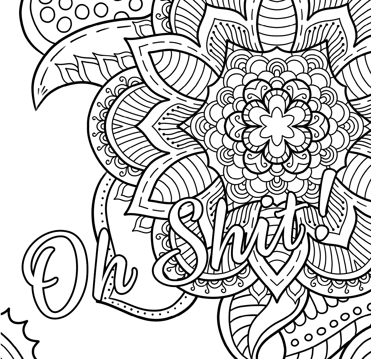 curse word coloring pages