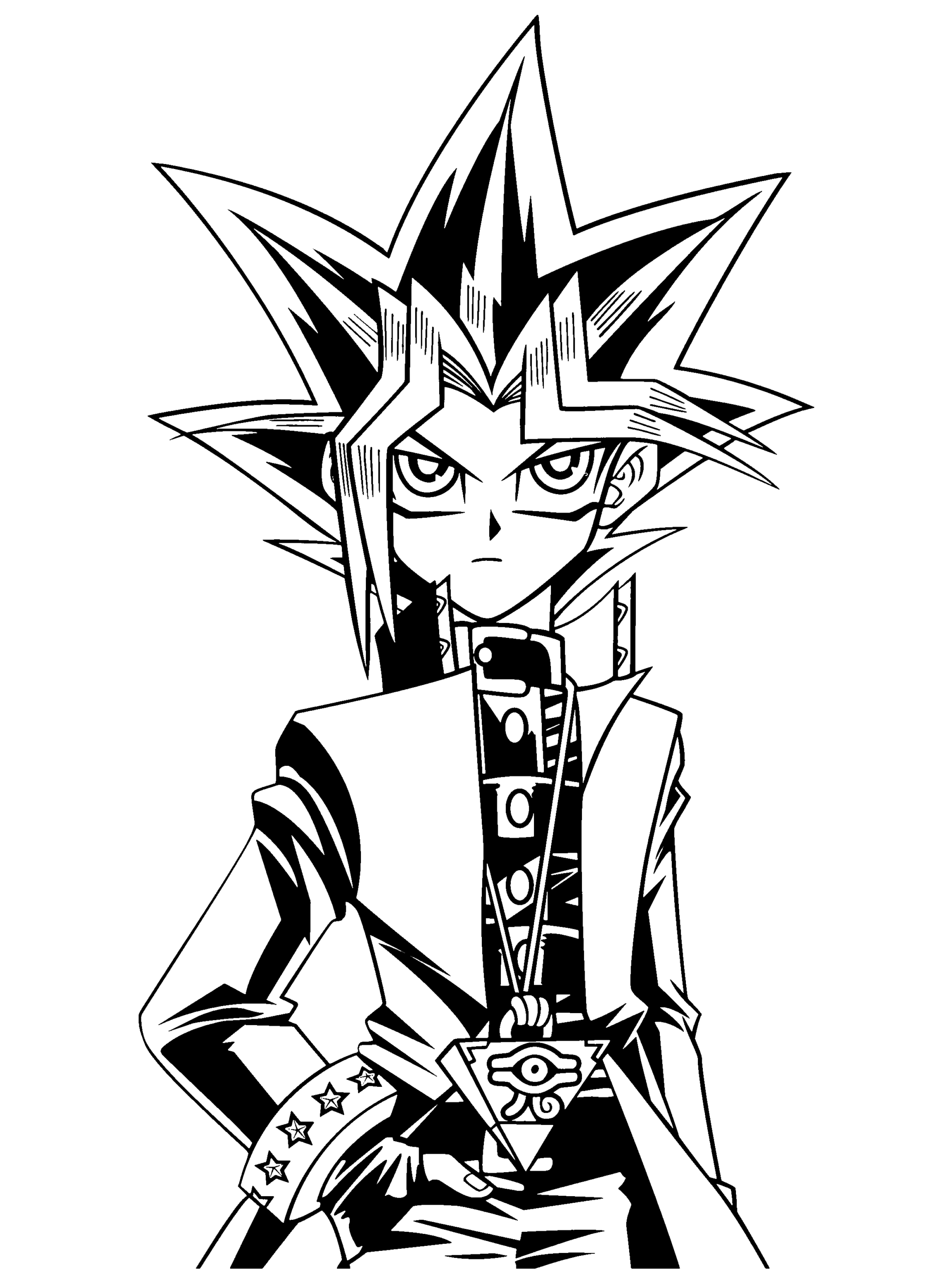 yugioh coloring pages to print