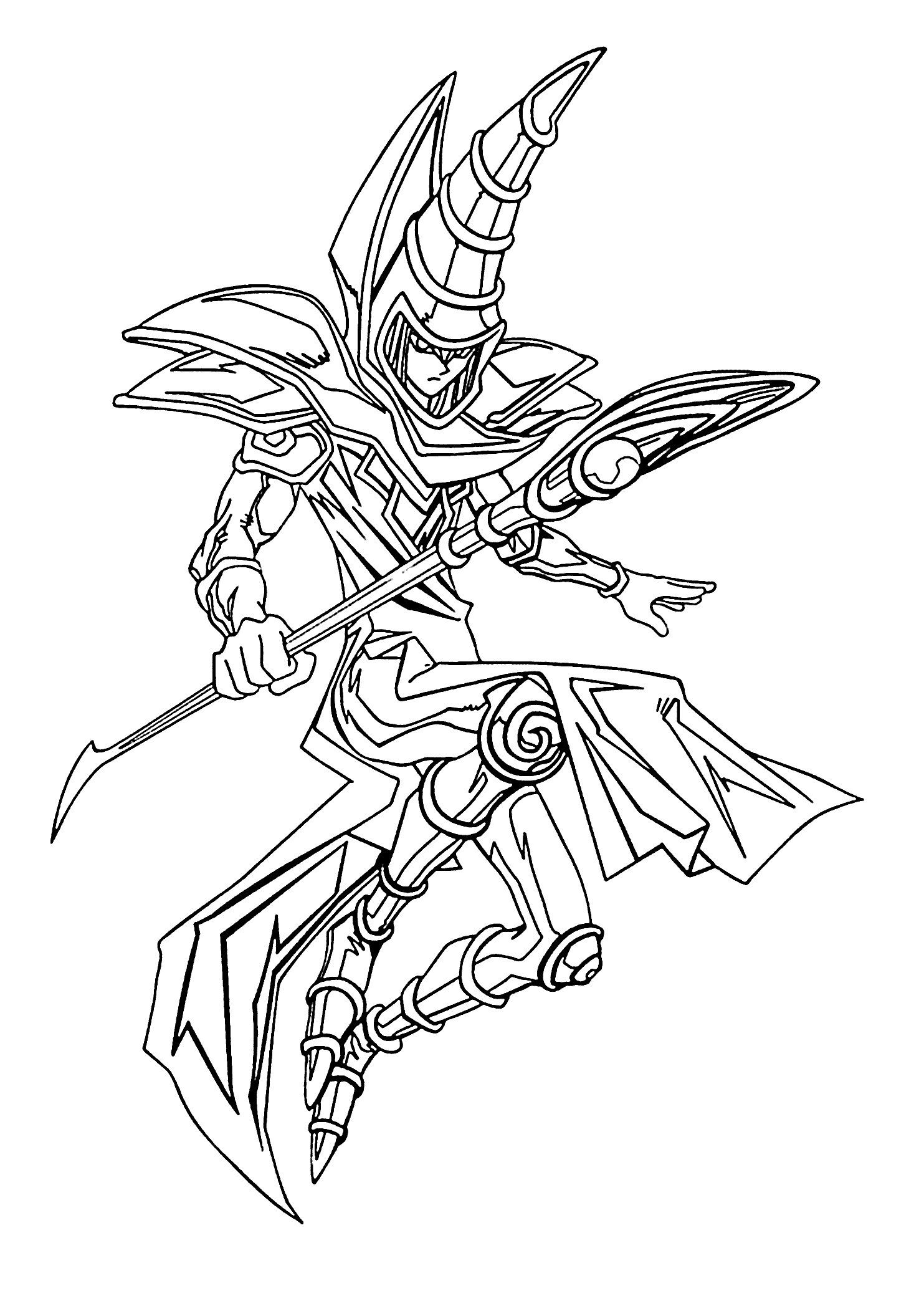 yugioh items coloring pages