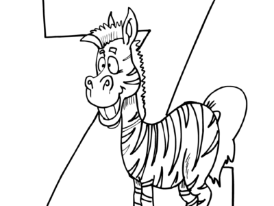 coloring pages zebra