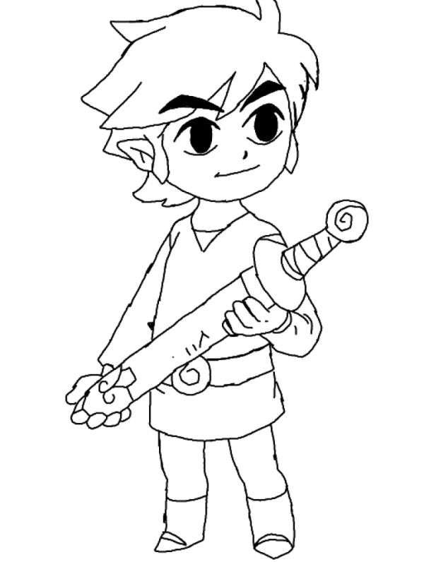 the legend of zelda coloring pages printable pdf coloringfolder com