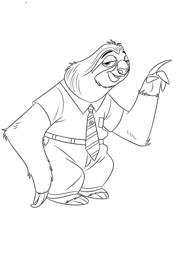 zootopia free coloring pages flash