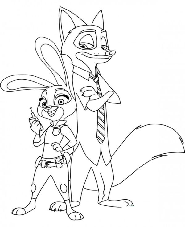 flash coloring page high quality zootopia